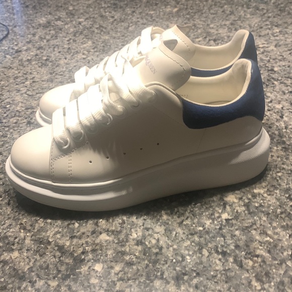 Blue and White Alexander Mcqueen